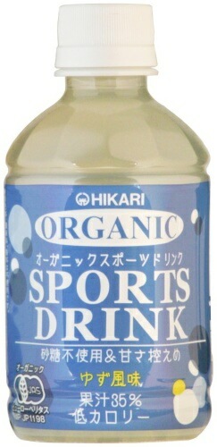 光食品 オーガニック スポーツドリンク 280ml ペットボトル 48本 (24本入×2 まとめ買い) スポーツドリンク スポーツ飲料