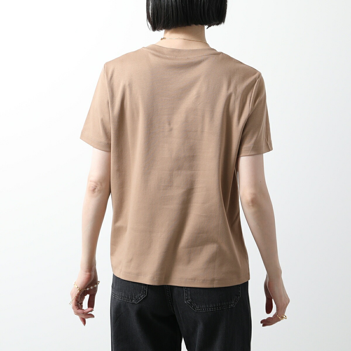 S MAX MARA The Cube エス マックスマーラ ザ キューブ 半袖 Tシャツ QUIETO レディース コットン ロゴ プリント クルーネック カ S MAX MARA The Cube エス マックスマーラ ザ キューブ 半袖 Tシャツ QUIETO レディース コットン ロゴ プリント クルーネック カ