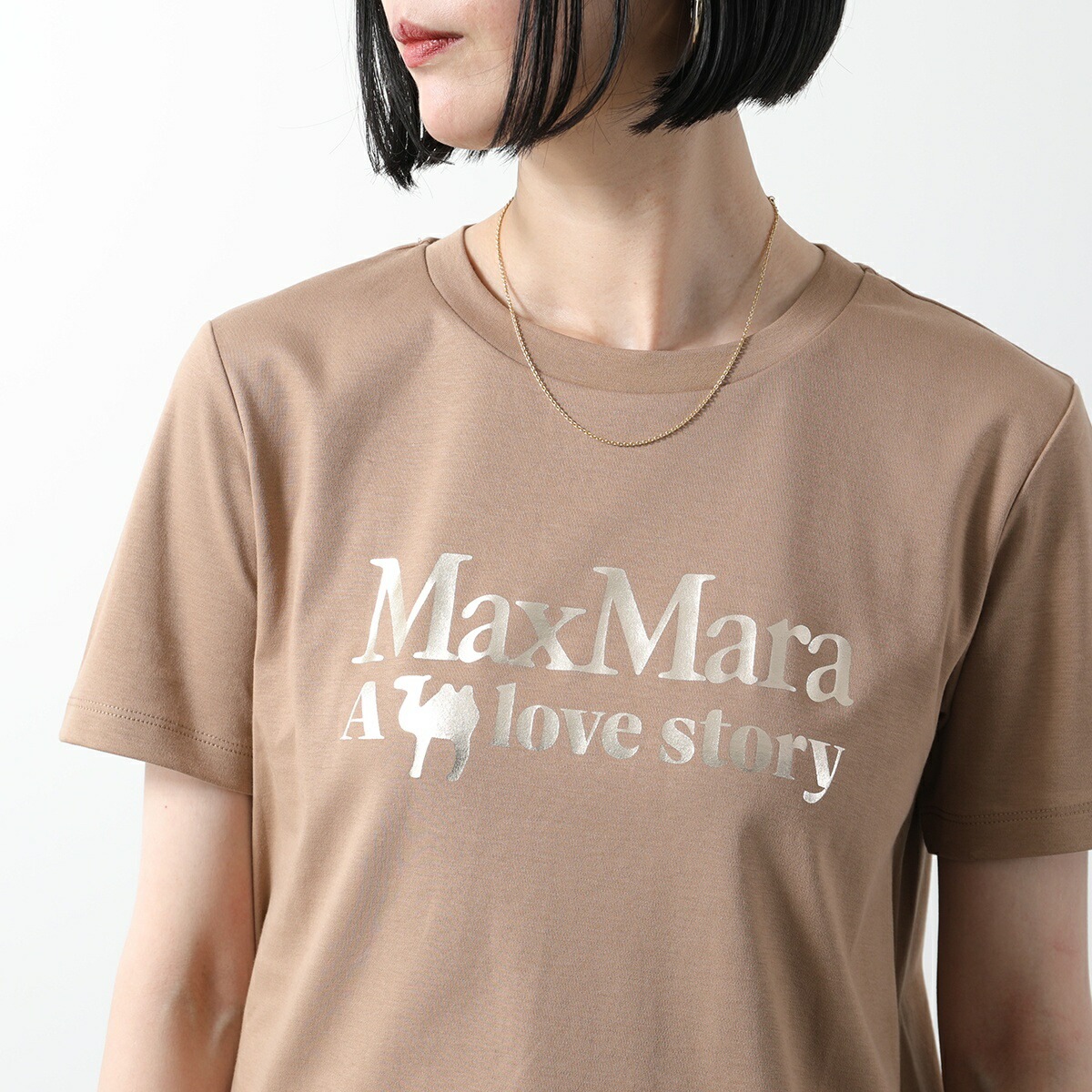 S MAX MARA The Cube エス マックスマーラ ザ キューブ 半袖 Tシャツ QUIETO レディース コットン ロゴ プリント クルーネック カ S MAX MARA The Cube エス マックスマーラ ザ キューブ 半袖 Tシャツ QUIETO レディース コットン ロゴ プリント クルーネック カ