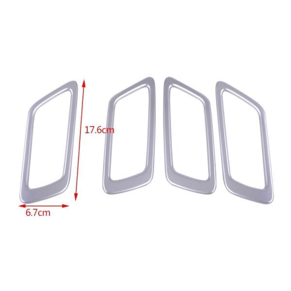 トヨタ C-HR 専用 インナー ドア ハンドル ガーニッシュ 4個セット ABS樹脂製 リング トリム CHR CH-R トヨタ C-HR 専用 インナー ドア ハンドル ガーニッシュ 4個セット ABS樹脂製 リング トリム CHR CH-R