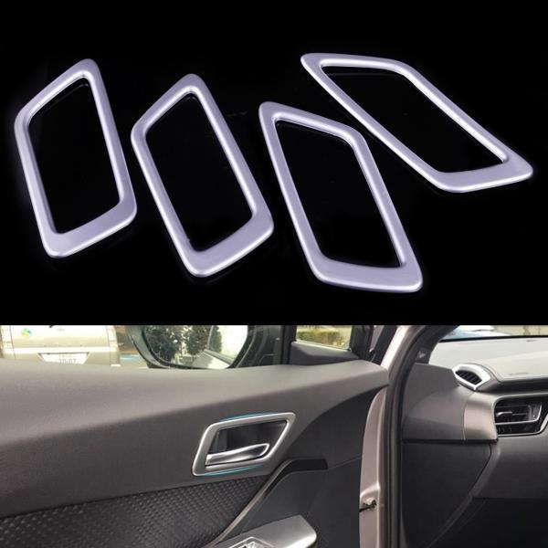 トヨタ C-HR 専用 インナー ドア ハンドル ガーニッシュ 4個セット ABS樹脂製 リング トリム CHR CH-R トヨタ C-HR 専用 インナー ドア ハンドル ガーニッシュ 4個セット ABS樹脂製 リング トリム CHR CH-R