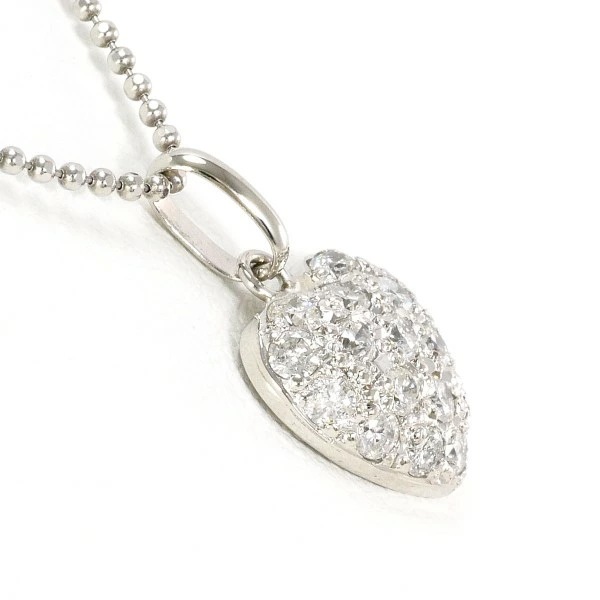 PT850 プラチナ ネックレス ダイヤ 0.50 総重量約4.0g 約45cm ジュエリー 中古 PT850 プラチナ ネックレス ダイヤ 0.50 総重量約4.0g 約45cm ジュエリー 中古