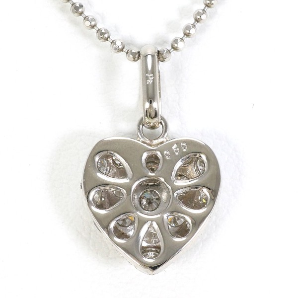 PT850 プラチナ ネックレス ダイヤ 0.50 総重量約4.0g 約45cm ジュエリー 中古 PT850 プラチナ ネックレス ダイヤ 0.50 総重量約4.0g 約45cm ジュエリー 中古