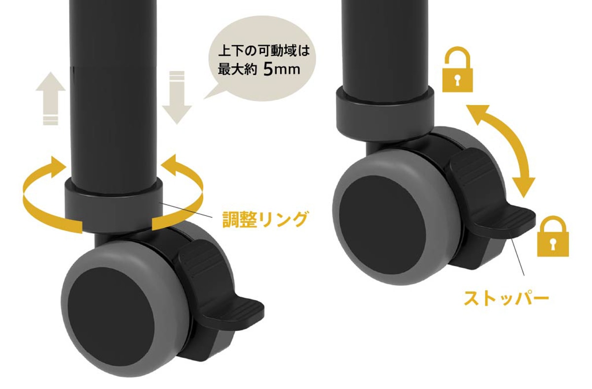 会議テーブル 折りたたみ 幅180x奥行45cm ブラック脚 パラレル フォールディングテーブル 長机 折り畳み 会議 机 キャスター付き ミーティング イベント 行事 オフィス 法人限定