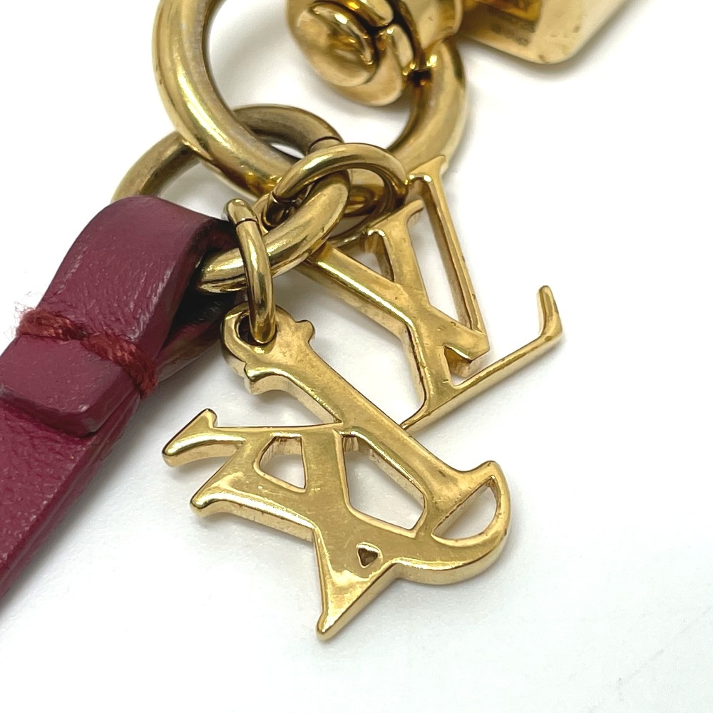 キーホルダー M62735 ジェフ クーンズ LV ラビット カバン バッグチャーム レザー ボルドー