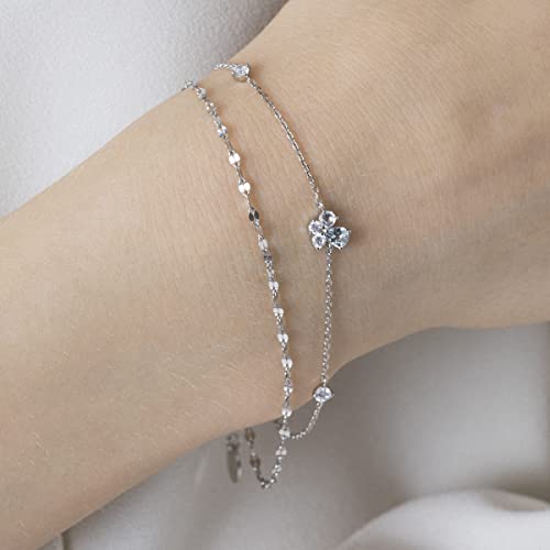 [ヨンドシー] アクアマリン シルバー ブレスレット 112214131906 レディース