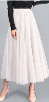 シフォンロングスカート ボトム スカート ロング丈 ウエストゴム 爽やか かわいい 可愛い きれいめ シンプル カジュアル 上品 おしゃれ かっこいい キュート アジアン 可愛い こなれ感