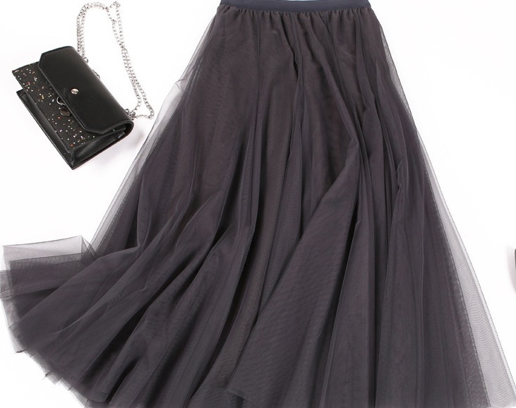 シフォンロングスカート ボトム スカート ロング丈 ウエストゴム 爽やか かわいい 可愛い きれいめ シンプル カジュアル 上品 おしゃれ かっこいい キュート アジアン 可愛い こなれ感