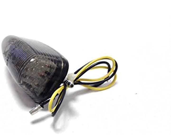 4個組 カスタム カウル ウインカー 貼り付けタイプ LED スモーク ウィンカー 汎用 225( スモーク)