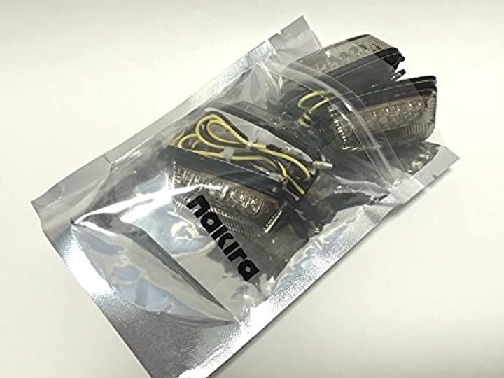 4個組 カスタム カウル ウインカー 貼り付けタイプ LED スモーク ウィンカー 汎用 225( スモーク)