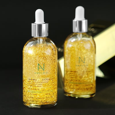 Qoo10] アンプルエヌ 24Kゴールドショットアンプル100ml : スキンケア