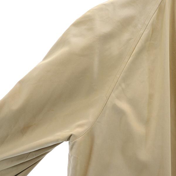 80s ヴィンテージ ステンカラーコート 36 ベージュ メンズ 80s ヴィンテージ ステンカラーコート 36 ベージュ メンズ