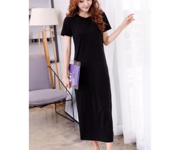 レディース ワンピース プルオーバー ロング マキシ 半袖 ラウンドネック ストレート Iライン スリット 綿 コットン 大人可愛い シンプル カジュアル 上品 おしゃれ かっこいい レトロ ラフ レディース ワンピース プルオーバー ロング マキシ 半袖 ラウンドネック ストレート Iライン スリット 綿 コットン 大人可愛い シンプル カジュアル 上品 おしゃれ かっこいい レトロ ラフ