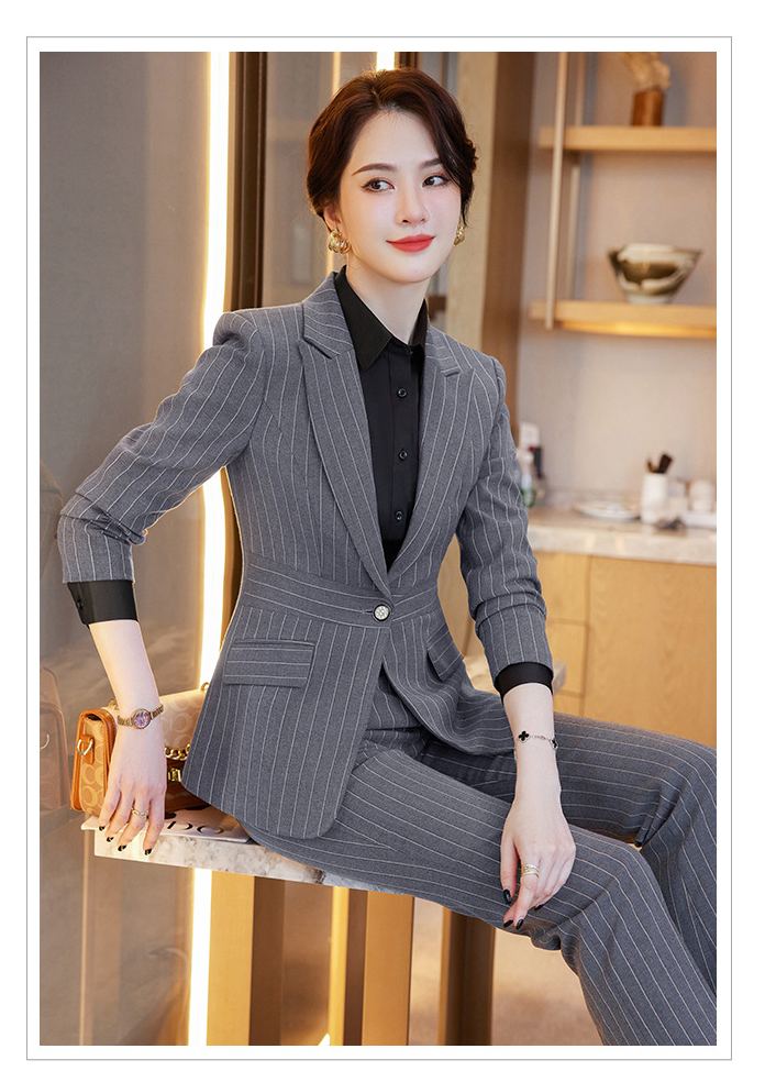 【2枚購入で100円OFF】春秋物 ビジネススーツ コート ズボンスーツ レディース 通勤 オフィス トップス 制服 事務服 洗える 細身 就活 面接 大きいサイズ 長袖 ストライプ 縞 ポケット 【2枚購入で100円OFF】春秋物 ビジネススーツ コート ズボンスーツ レディース 通勤 オフィス トップス 制服 事務服 洗える 細身 就活 面接 大きいサイズ 長袖 ストライプ 縞 ポケット