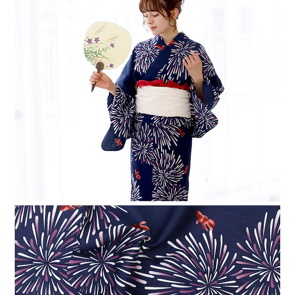 Qoo10] 浴衣 レディース 綿麻 女性浴衣 高級