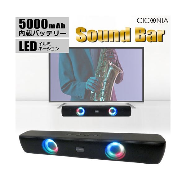 センター商事 CICONIA サウンドバー 幅42cm LT-2209