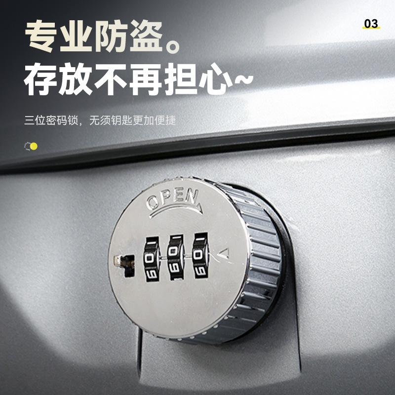 レトロオートバイトランクスズキはnsla125リアトランク番号9電気車両トランクパスワードロックストレージに適しています