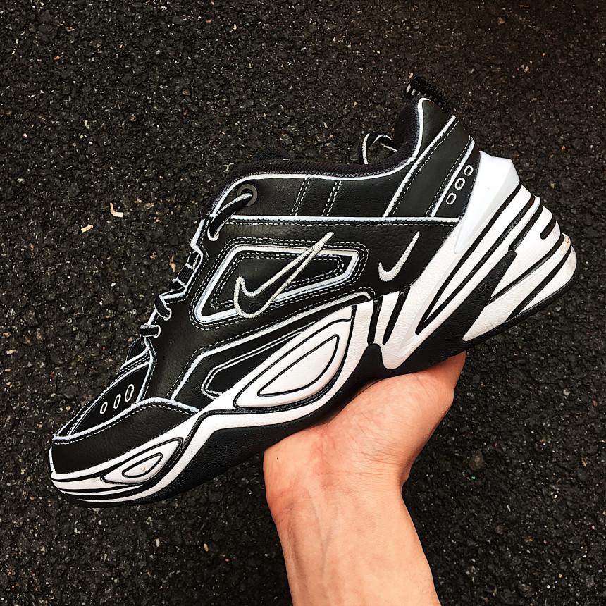 NIKE M2K Black 2D カスタム男女兼用シューズ
