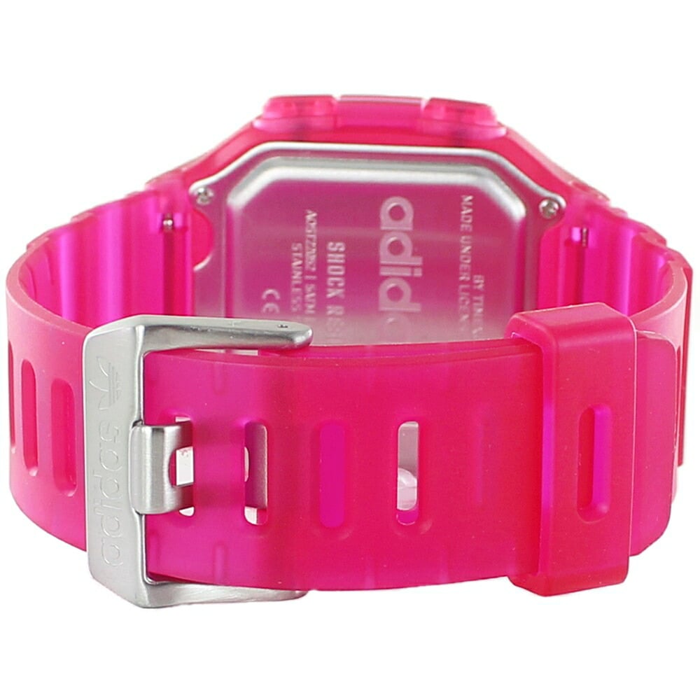 アディダス ペアウォッチ デジタル 腕時計 手表 スケルトン ピンク お揃い ペア カップル プレゼント ブランド おしゃれ ペアギフト 誕生日 結婚式 結婚記念日 両親 夫婦 お祝い 贈り物 ポイン