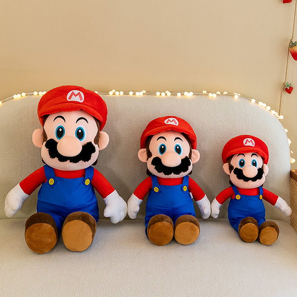 Qoo10] スーパーマリオマリオ人形ぬいぐるみ服と取