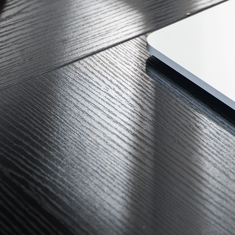 【国内即発送】【ブラック】パソコンデスク ラック付き デスク ワークデスク 木製 学習デスク【301556AAAオフィスチェア+パソコンデスク セット 】16