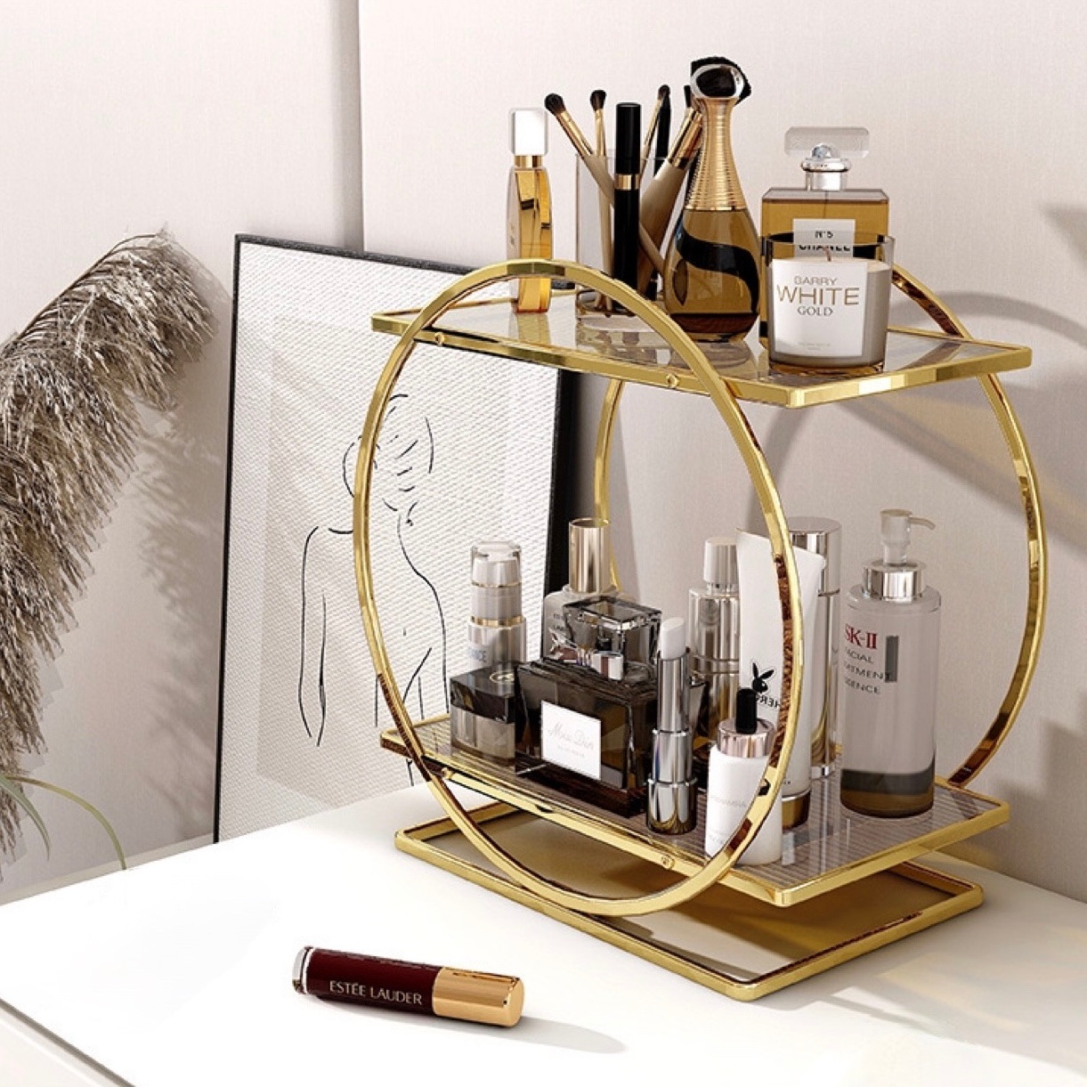 ラウンド フレーム 二段 収納 ラック 全2色 香水収納 洗面台 ディスプレイ おしゃれ スパイスラック 韓国インテリア 韓国雑貨 韓国っぽ インテリア雑貨 韓国 70PARK ラウンド フレーム 二段 収納 ラック 全2色 香水収納 洗面台 ディスプレイ おしゃれ スパイスラック 韓国インテリア 韓国雑貨 韓国っぽ インテリア雑貨 韓国 70PARK