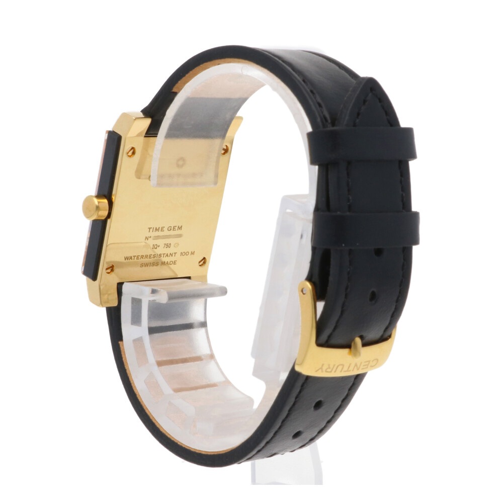 センチュリー TIME GEM 腕時計 18金 K18イエローゴールド クオーツ 1年保証 CENTURY 中古