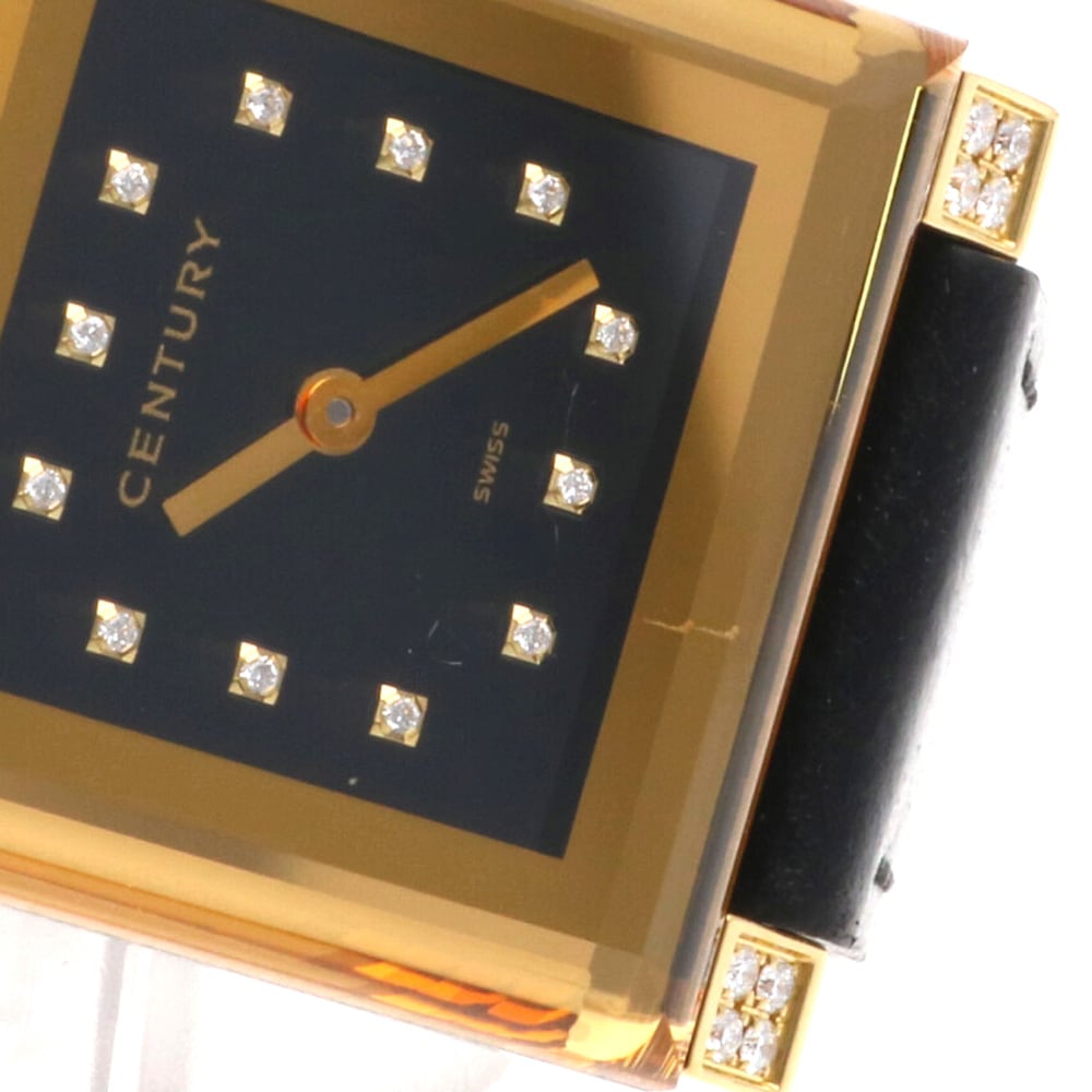 センチュリー TIME GEM 腕時計 18金 K18イエローゴールド クオーツ 1年保証 CENTURY 中古