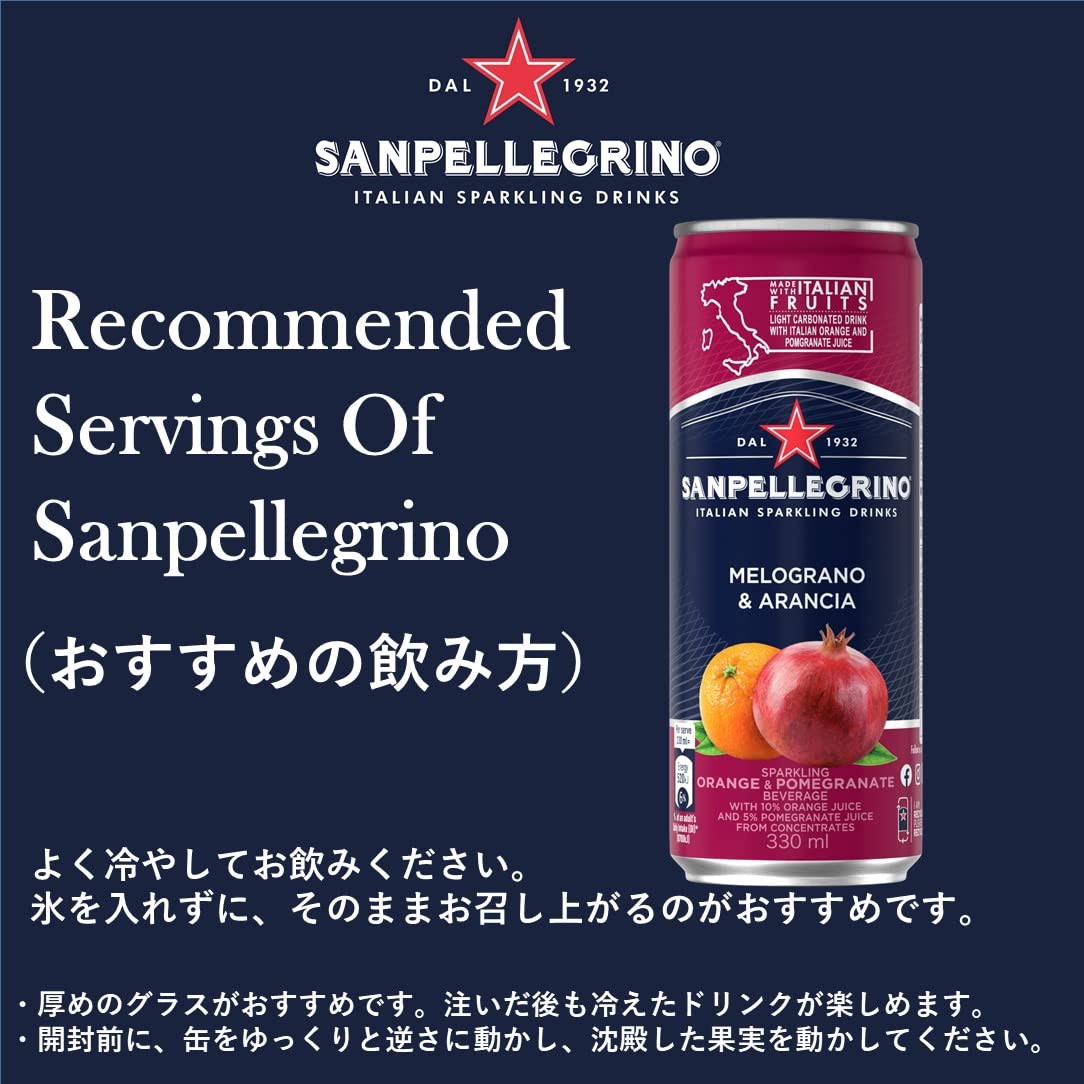 SANPELLEGRINO(サンペレグリノ) イタリアン スパークリングドリンク メログラーノアランチャ (ザクロ mdprevattcaulkingandwaterproofing.com