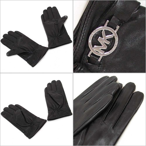 MICHAEL KORS マイケルコース アウトレット レディース レザー MK ロゴ グローブ手