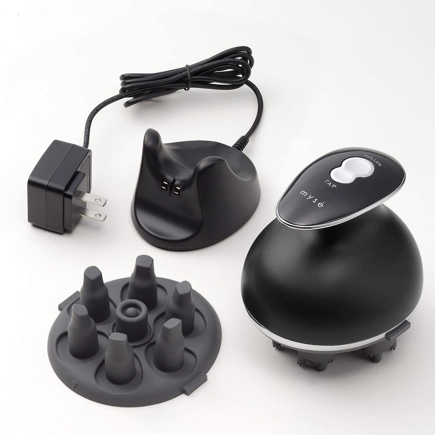 ヤーマン 電動頭皮ブラシ ミーゼ mysé ヘッドスパ リフト forMEN ブラック