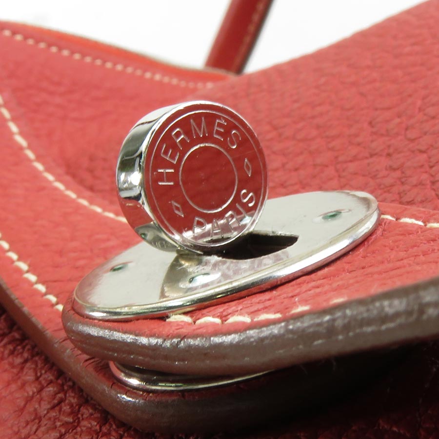 エルメス HERMES ハンドバッグ ショルダーバッグ リンディ レザー クレヴェット シルバー レディース e58252a エルメス HERMES ハンドバッグ ショルダーバッグ リンディ レザー クレヴェット シルバー レディース e58252a