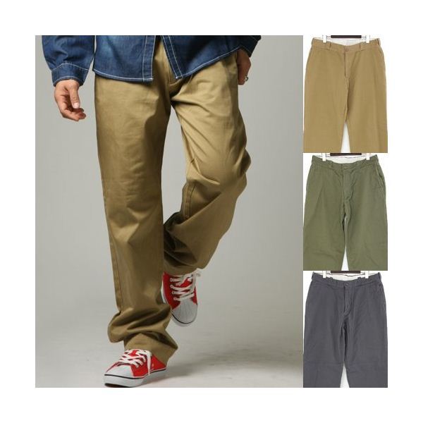 アメリカ軍 60 S 復刻チノパンツ 32インチ／ウエスト80cm ワンウォッシュ グレー（灰） レプリカ