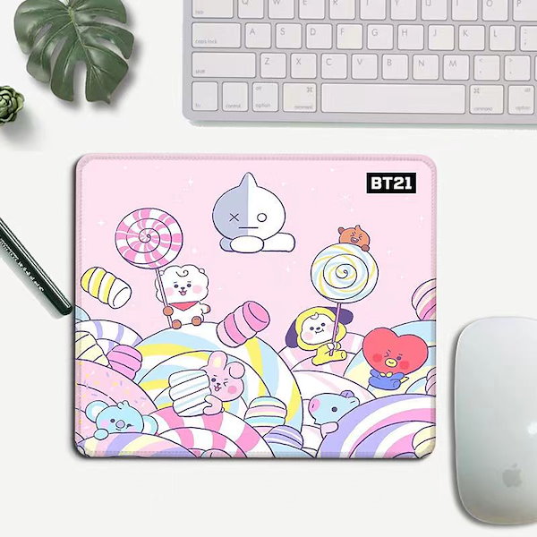 Qoo10] BT21 BTS マウスパッド 可愛い ゲーム ク