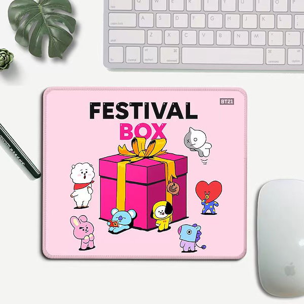 Qoo10] BT21 BTS マウスパッド 可愛い ゲーム ク