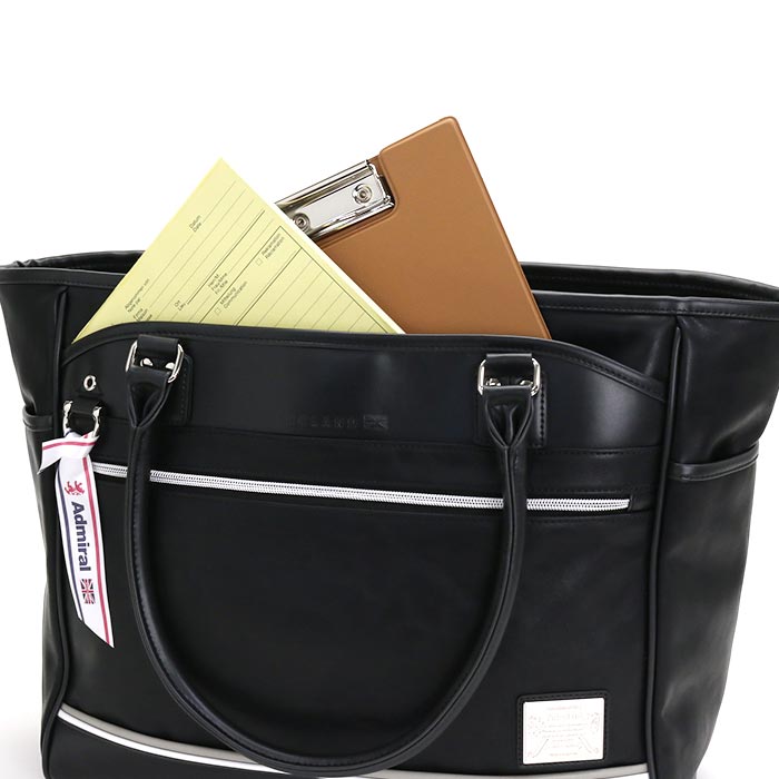 トートバッグ admiral アドミラル ファスナー付き 大きめ メンズ トート A4 レディース