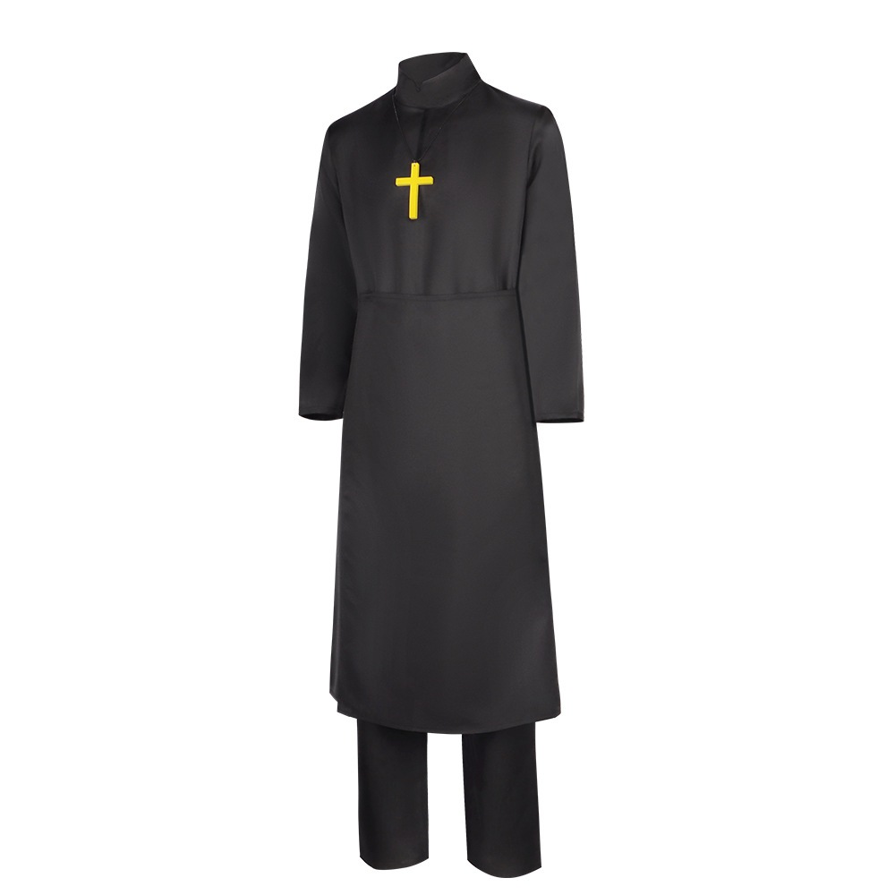 【速達!】白聖女と黒牧師コスプレローレンスコスプレコスプレコスプレコスプレハロウィン神父 【速達!】白聖女と黒牧師コスプレローレンスコスプレコスプレコスプレコスプレハロウィン神父