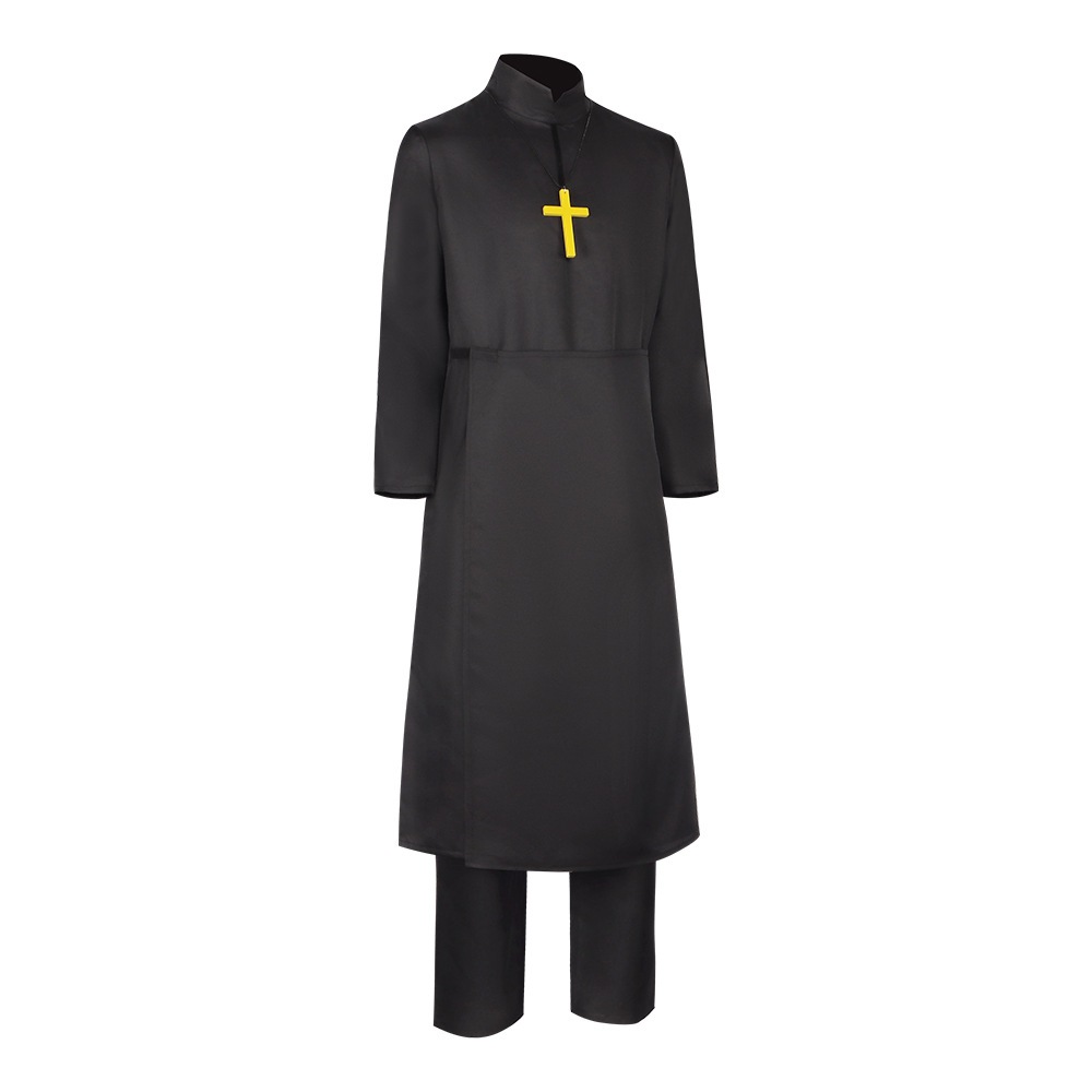 【速達!】白聖女と黒牧師コスプレローレンスコスプレコスプレコスプレコスプレハロウィン神父 【速達!】白聖女と黒牧師コスプレローレンスコスプレコスプレコスプレコスプレハロウィン神父