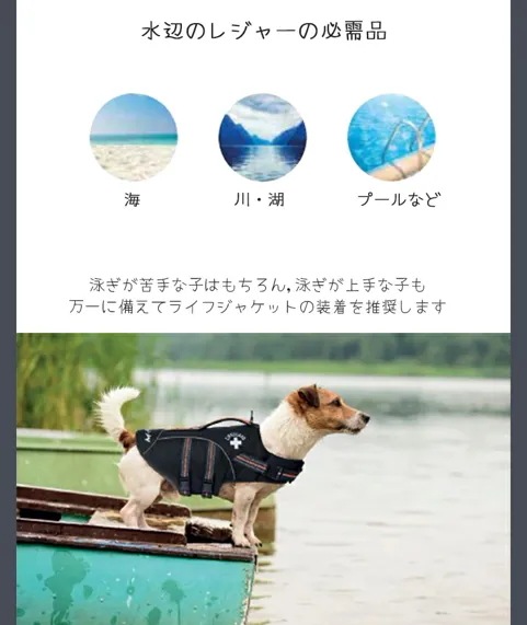 【M-PETS】ライフジャケット　Мサイズ