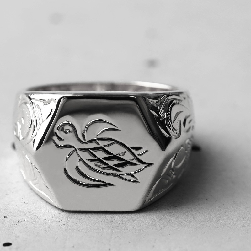 BFF 印台リング ウミガメ [bffr014-s-l]