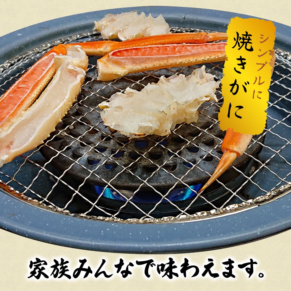 【メガ割対象商品!!】蟹 カニ ズワイガニ 5L ずわい蟹 ボイルズワイ蟹 ズワイ肩付き脚 1.5kg かにつめ カニしゃぶ カニ鍋 お歳暮 ギフト shr-026