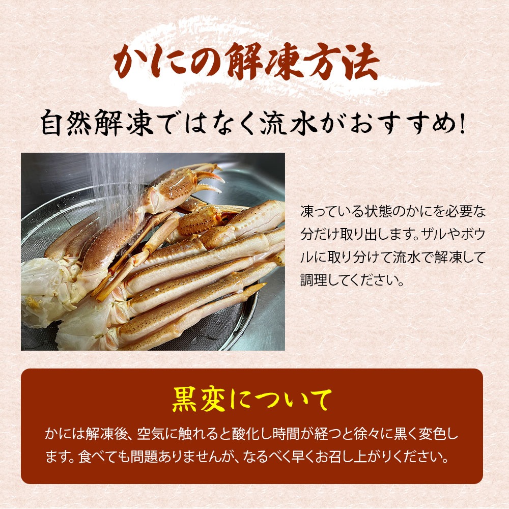 【メガ割対象商品!!】蟹 カニ ズワイガニ 5L ずわい蟹 ボイルズワイ蟹 ズワイ肩付き脚 1.5kg かにつめ カニしゃぶ カニ鍋 お歳暮 ギフト shr-026