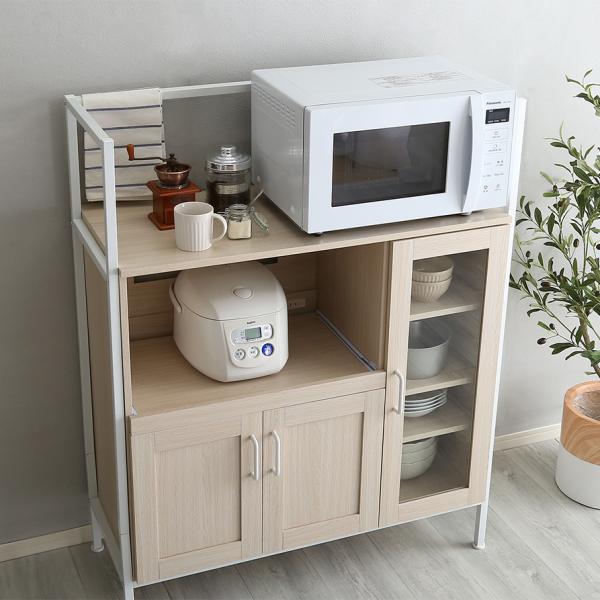 レンジ台 コンパクト 小さめ 省スペース 小型 食器棚 収納 おしゃれ 北欧 スライドレール 炊飯器置き 電子レンジ置き キッチンラック ホワイト 白 コンセント レンジ台 コンパクト 小さめ 省スペース 小型 食器棚 収納 おしゃれ 北欧 スライドレール 炊飯器置き 電子レンジ置き キッチンラック ホワイト 白 コンセント