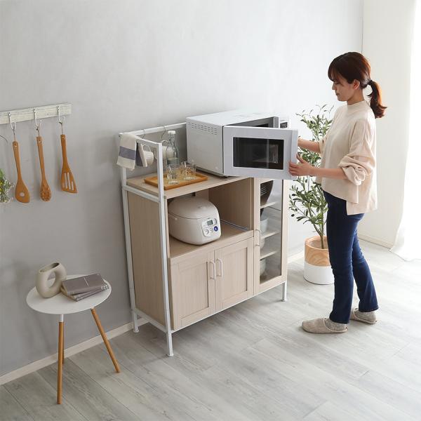 レンジ台 コンパクト 小さめ 省スペース 小型 食器棚 収納 おしゃれ 北欧 スライドレール 炊飯器置き 電子レンジ置き キッチンラック ホワイト 白 コンセント レンジ台 コンパクト 小さめ 省スペース 小型 食器棚 収納 おしゃれ 北欧 スライドレール 炊飯器置き 電子レンジ置き キッチンラック ホワイト 白 コンセント