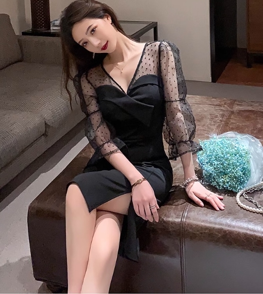 レディース ワンピース ドレス パーティードレス 長袖 Vネック スリム 細身 ストレート 透け感 シースルー かわいい 大人可愛い きれいめ カジュアル 上品 おしゃれ ガーリー ルーズ ラブリー レディース ワンピース ドレス パーティードレス 長袖 Vネック スリム 細身 ストレート 透け感 シースルー かわいい 大人可愛い きれいめ カジュアル 上品 おしゃれ ガーリー ルーズ ラブリー