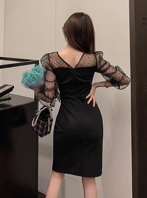 レディース ワンピース ドレス パーティードレス 長袖 Vネック スリム 細身 ストレート 透け感 シースルー かわいい 大人可愛い きれいめ カジュアル 上品 おしゃれ ガーリー ルーズ ラブリー レディース ワンピース ドレス パーティードレス 長袖 Vネック スリム 細身 ストレート 透け感 シースルー かわいい 大人可愛い きれいめ カジュアル 上品 おしゃれ ガーリー ルーズ ラブリー