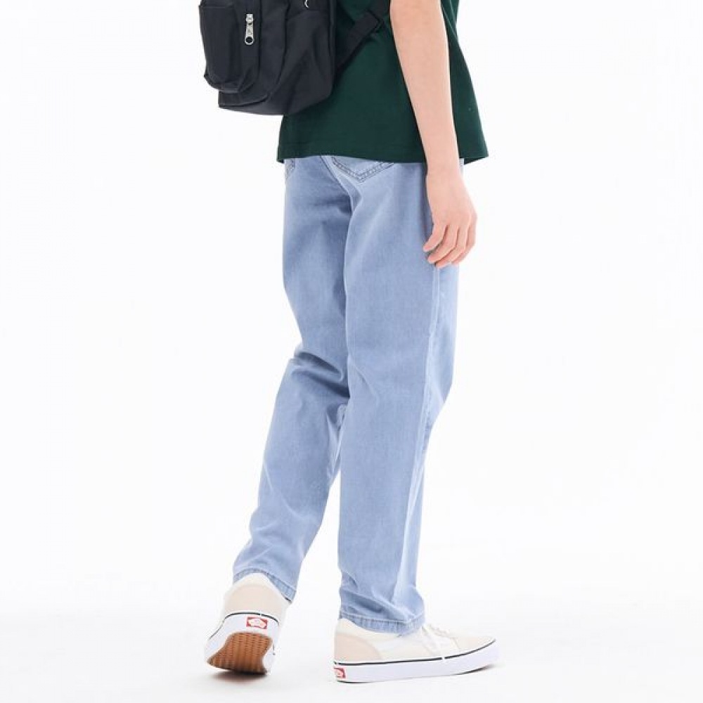 [オーシャンスカイ] 男の子用クール機能ストレートフィットバンディングジーンズ