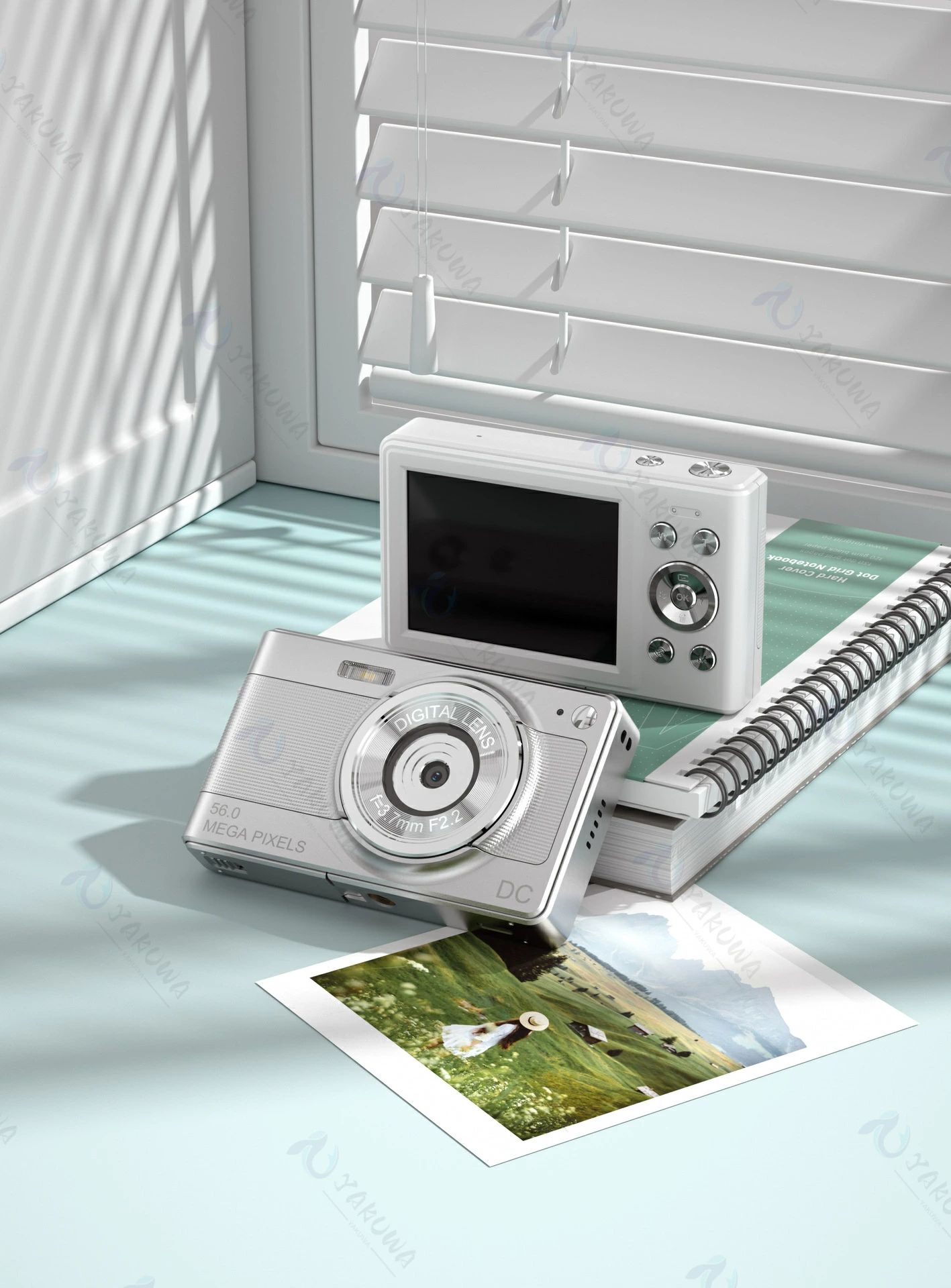 【2025新品】デジタルカメラ 5600万画素 4k キッズカメラ 安い 軽量 2.88インチ 初心者 子供 向け 16倍ズーム ポケット デジカメ 自撮り 動画 撮影 AF 連写 Facebook