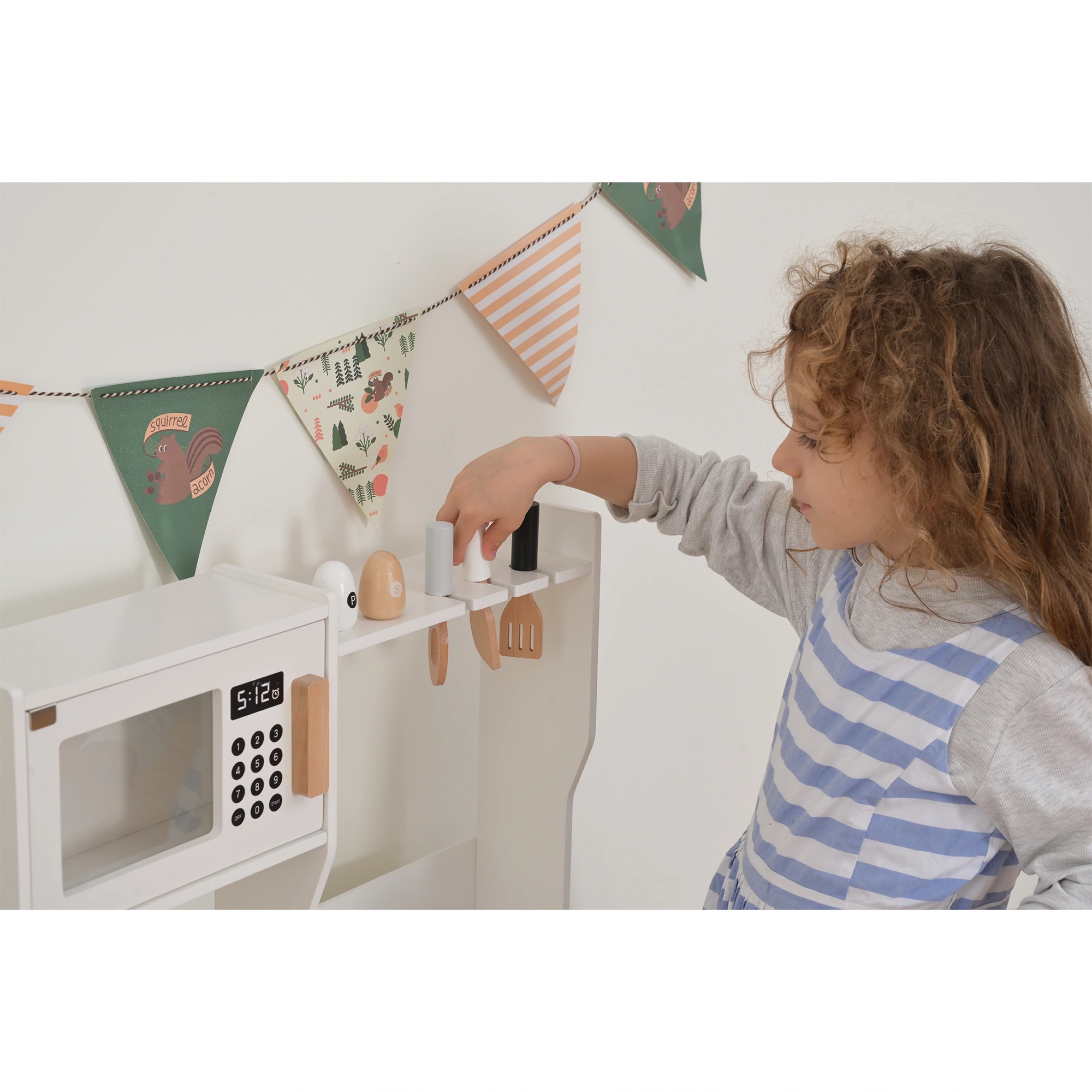 【安心保証】おままごと キッチン 木製 付属品付き ままごとセット 誕生日 台所 知育玩具 子供用 子供 収納 まねっこ コンロミニキッチン おもちゃ　キッチン キッズ ベビー プレゼント【ホワイト】