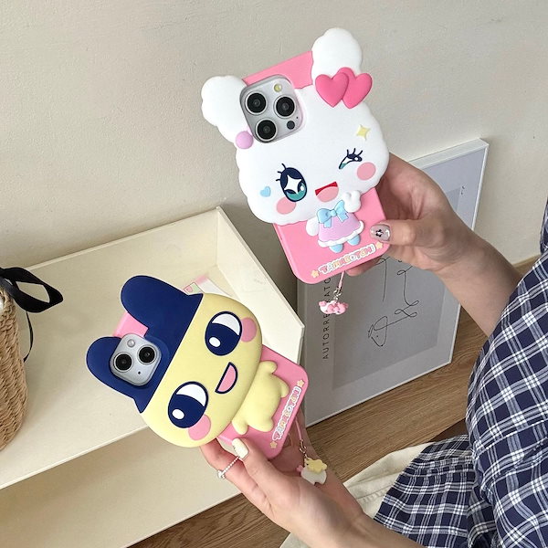 【受注生産品】 まめきちまめこiPhoneケース(X/XS) Qoo10] スマホケース たまごっち まめっち ラブ